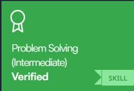 PROBLEM SOLVING (INTERMEDIATE)